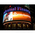 Full Color P20 Outdoor Led Display For Advertising , Large Curved Led Video Screen